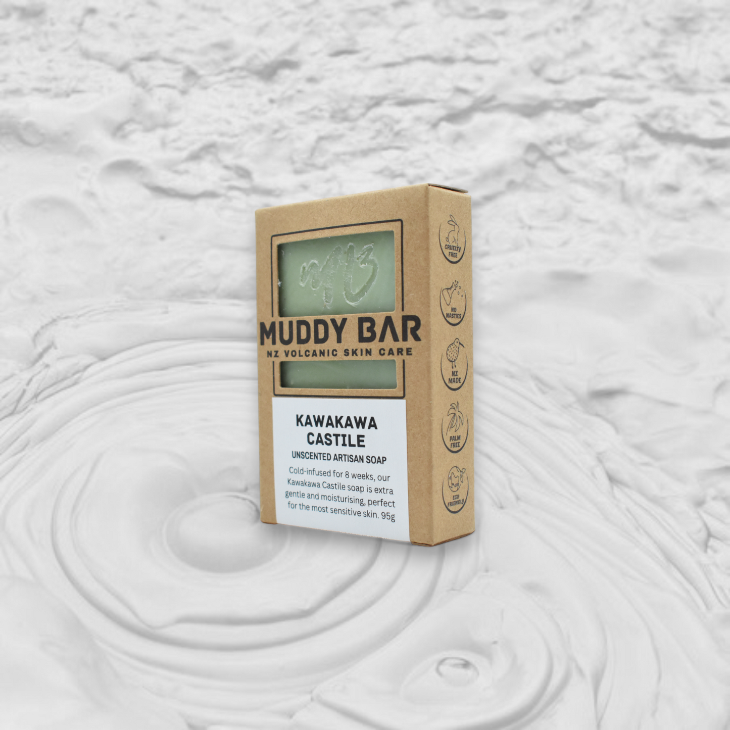 KAWAKAWA CASTILE, Artisan Unscented Soap