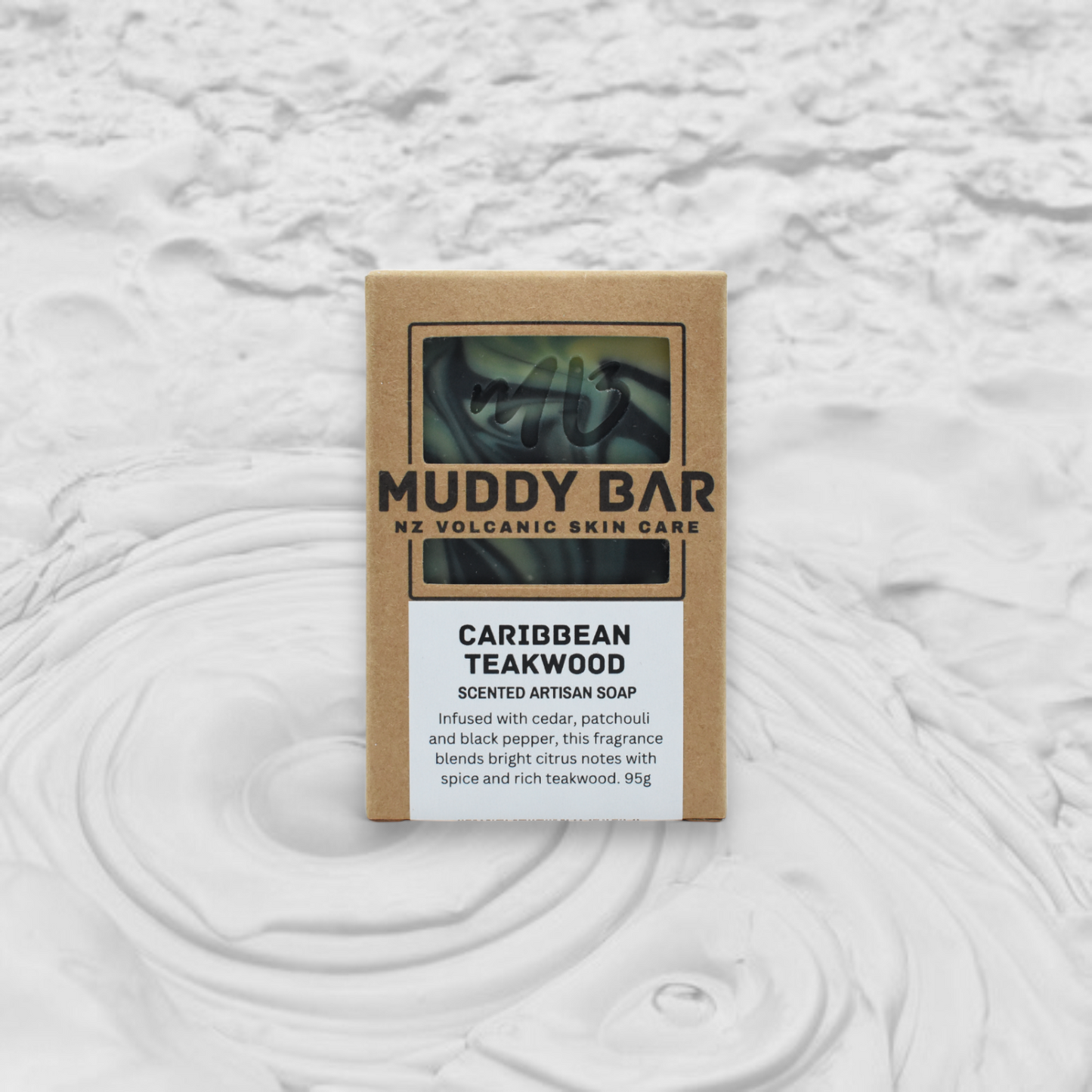 CARIBBEAN TEAKWOOD SOAP with ground pumice